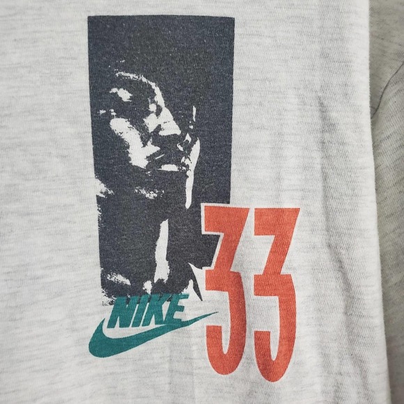 Vintage 90s XL Nike Scottie Pippen Bulls Player T Shirt Sportswear - Picture 3 of 8